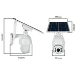 T16 1080P Full HD Solar Powered WiFi Camera, Support PIR Alarm, Night Vision, Two Way Audio, TF Card - Trustpick