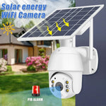 T16 1080P Full HD Solar Powered WiFi Camera, Support PIR Alarm, Night Vision, Two Way Audio, TF Card - Trustpick