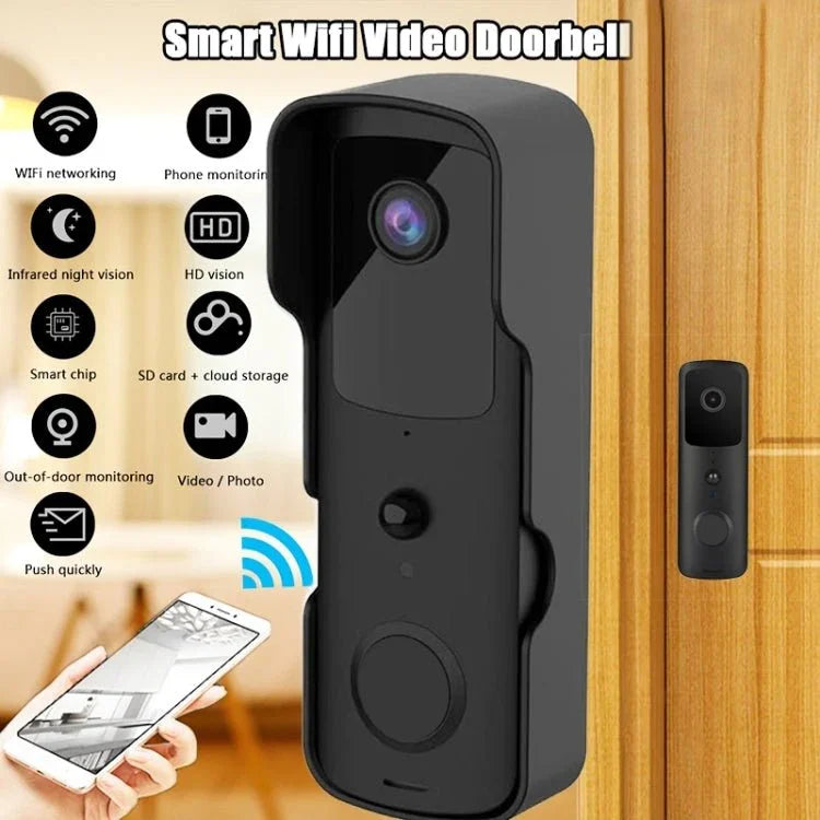 T30 Tuya Smart WiFi Visual Dingdong Doorbell with Battery Supports Two - Way Intercom & Night Vision - Trustpick