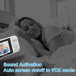 Temperature Detection 2 Way Voice Baby Security Video Camera 2.8 - inch LCD Baby Monitor - Trustpick
