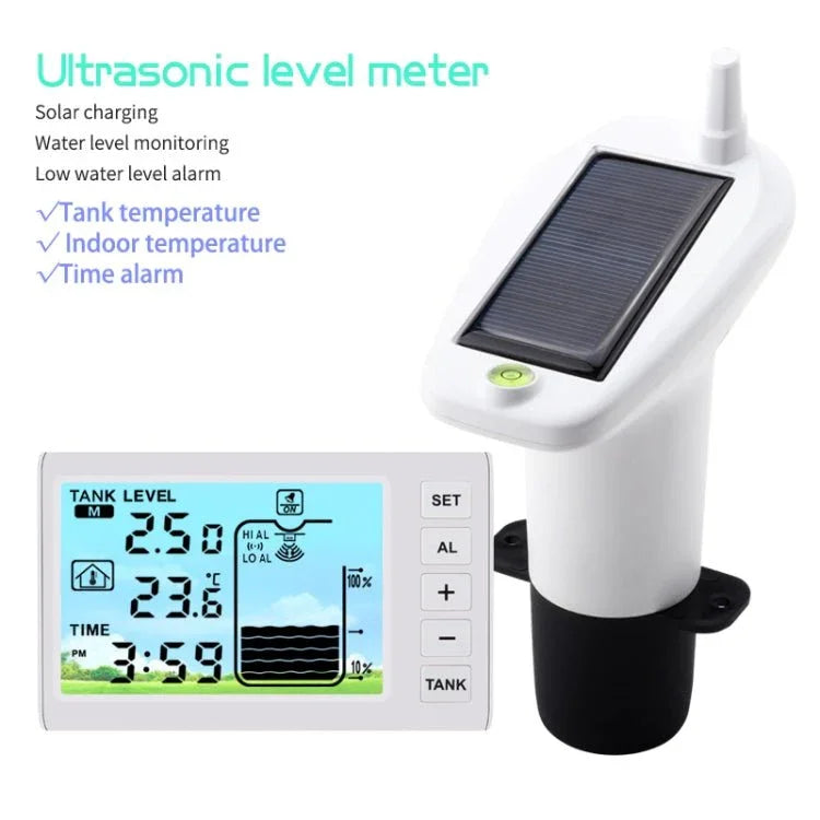 TS - FT003 Solar Charging Ultrasonic Liquid Level Meter - Trustpick