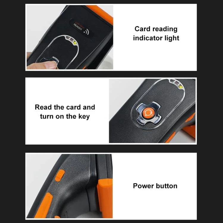 UHF 915M Inventory Terminal RF Tag Handheld RFID Bluetooth Reader, Reading Distance: 0 - 3m - Trustpick