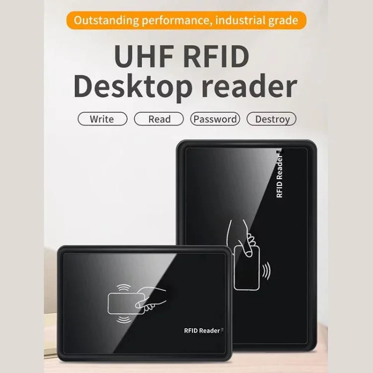 UHF RFID Desktop Reader / Writer Dual - Mode Output Electronic Tag Writer - Trustpick