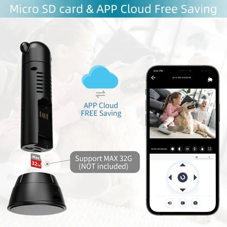 V10 HD Infrared Home Night Vision Mini Camera Remote Control Family Security Camera - Trustpick