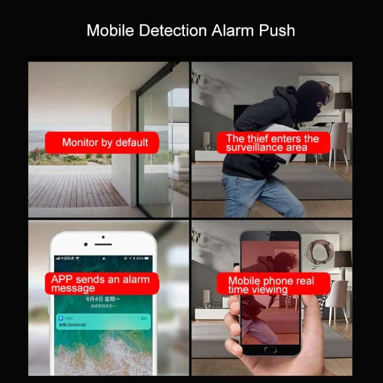 V380 720P Wireless Camera HD Night Vision Smart Wifi Mobile Phone Remote Housekeeping Shop Monitor - Trustpick