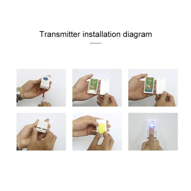 VOYE V006A Home Music Remote Control Wireless Doorbell with 38 Polyphony Sounds - Trustpick