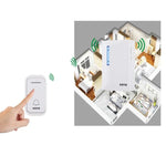 VOYE V015F Home Music Remote Control Wireless Doorbell with 38 Polyphony Sounds - Trustpick