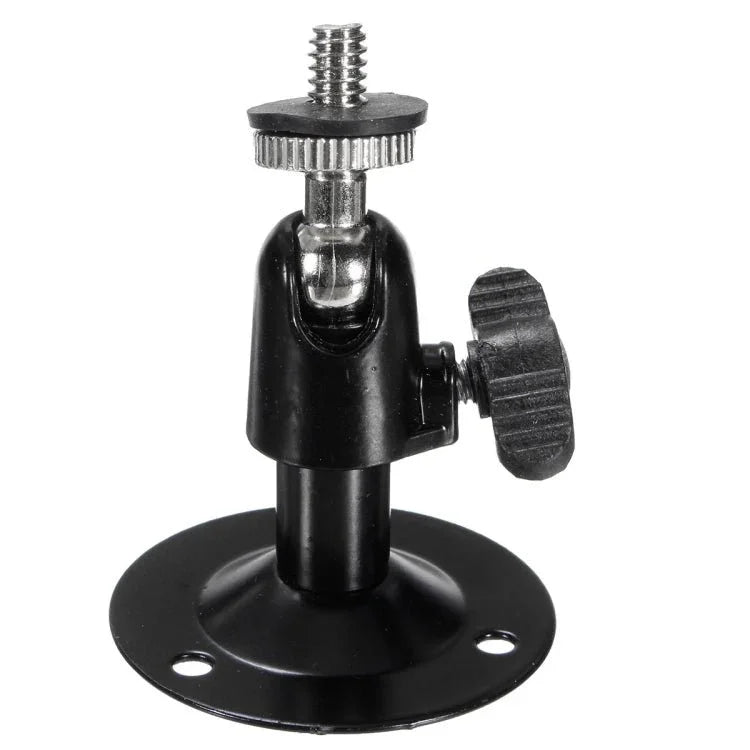 Wall Mount Bracket Installation Metal Holder Secure Rotary CCTV Camera Stand - Trustpick