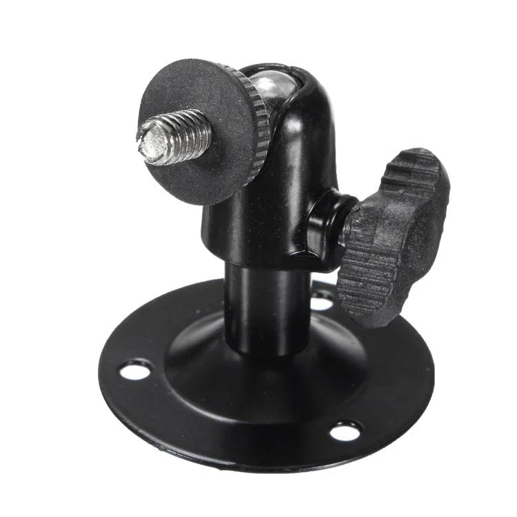 Wall Mount Bracket Installation Metal Holder Secure Rotary CCTV Camera Stand - Trustpick