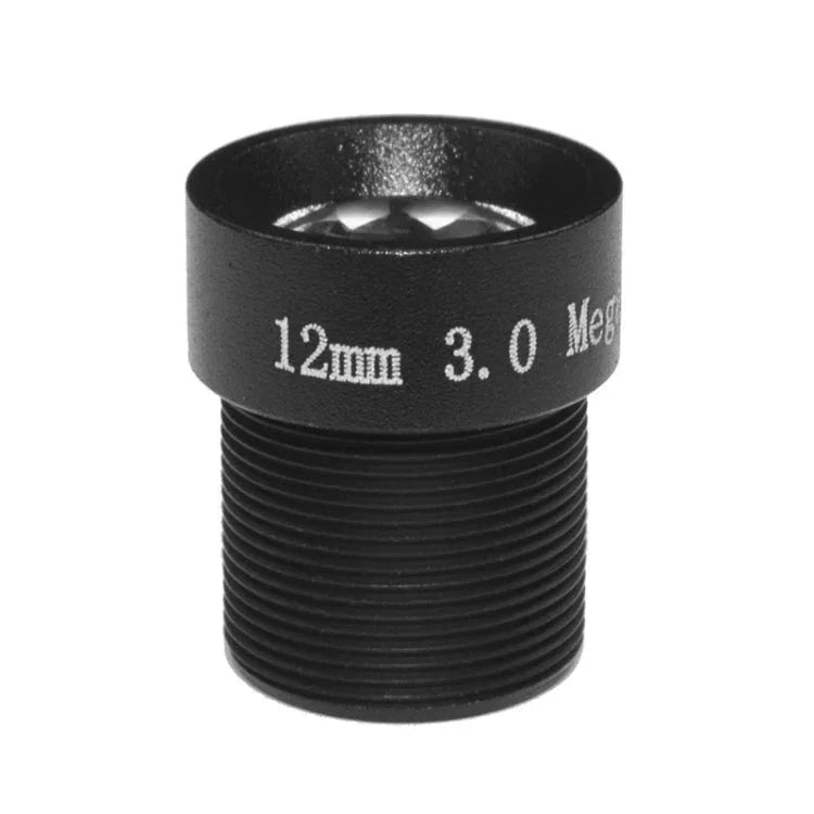 Weesee 3MP 12mm M12 26.2 Degree Horizontal Viewing Angle, F2.0 Fixed Lris IR Board CCTV Lens for HD Security Camera - Trustpick