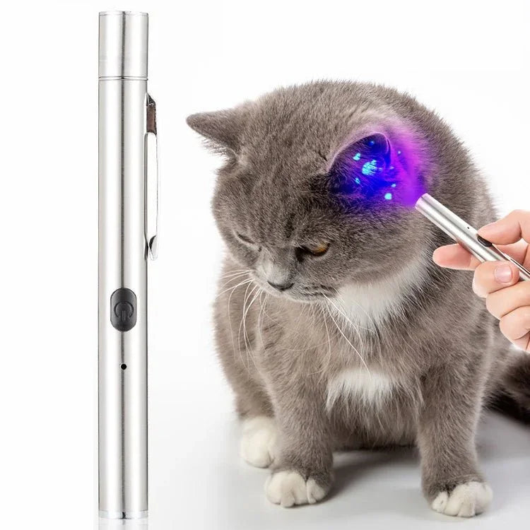 Woods Lamp Cat Moss Detection Lamp Cat Urine Blackhead 365UV Black Mirror Ultraviolet Fluorescent Agent Money Detector Lamp - Trustpick