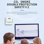 XY - S510COM 2 in 1 Carbon Monoxide Smoke Composite Alarm Detector without Battery - Trustpick