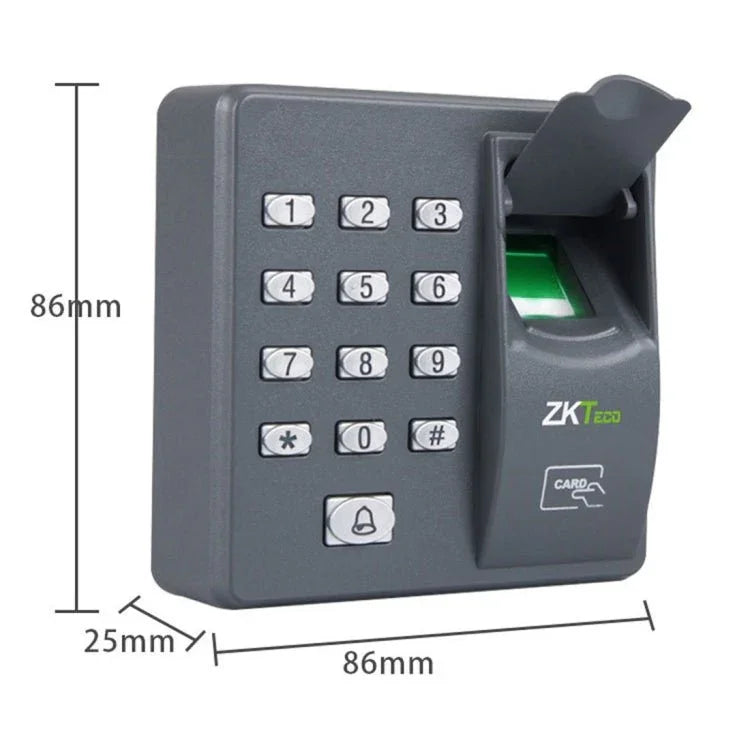ZKTeco X6 Fingerprint Time Attendance All - in - one Password Swipe Access Control Time Attendance Machine Intelligent Office Access Control System - Trustpick